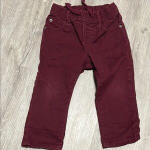 4/$30 GAP Kids Burgundy Pants 18-24M